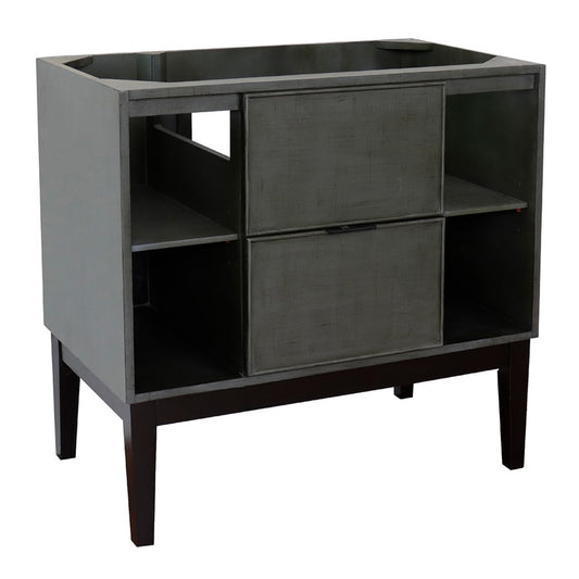 36" Single vanity in Linen Gray finish cabinet only