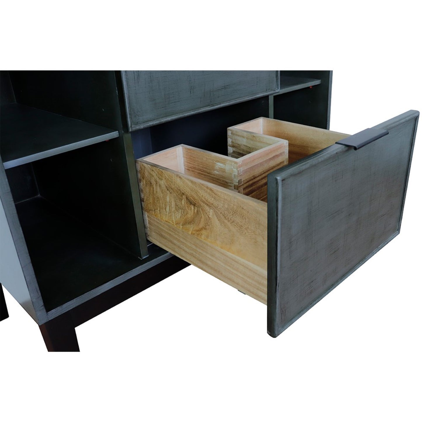 36" Single vanity in Linen Gray finish cabinet only