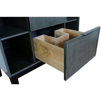 36" Single vanity in Linen Gray finish cabinet only