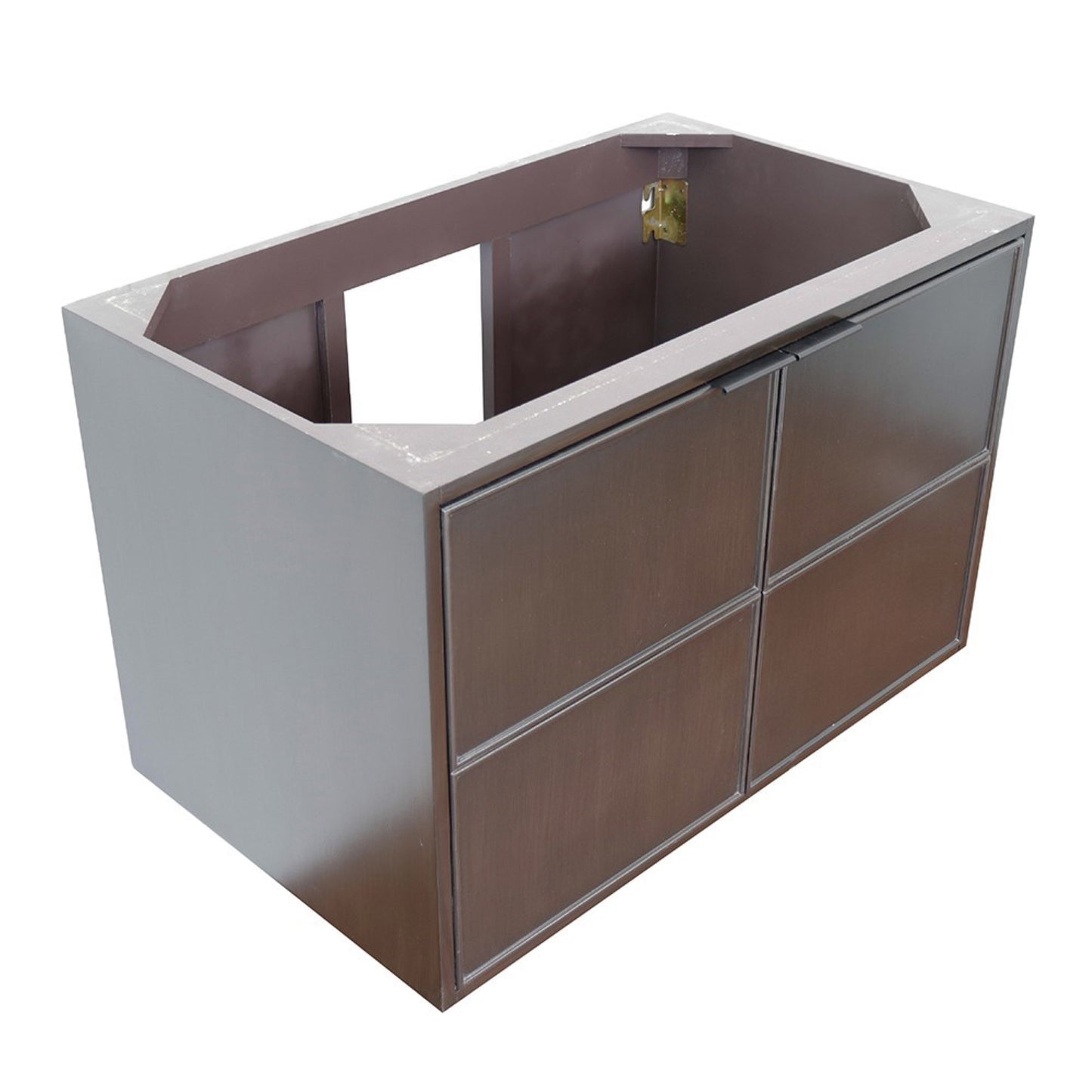36" Single wall mount vanity in Cappuccino finish cabinet only