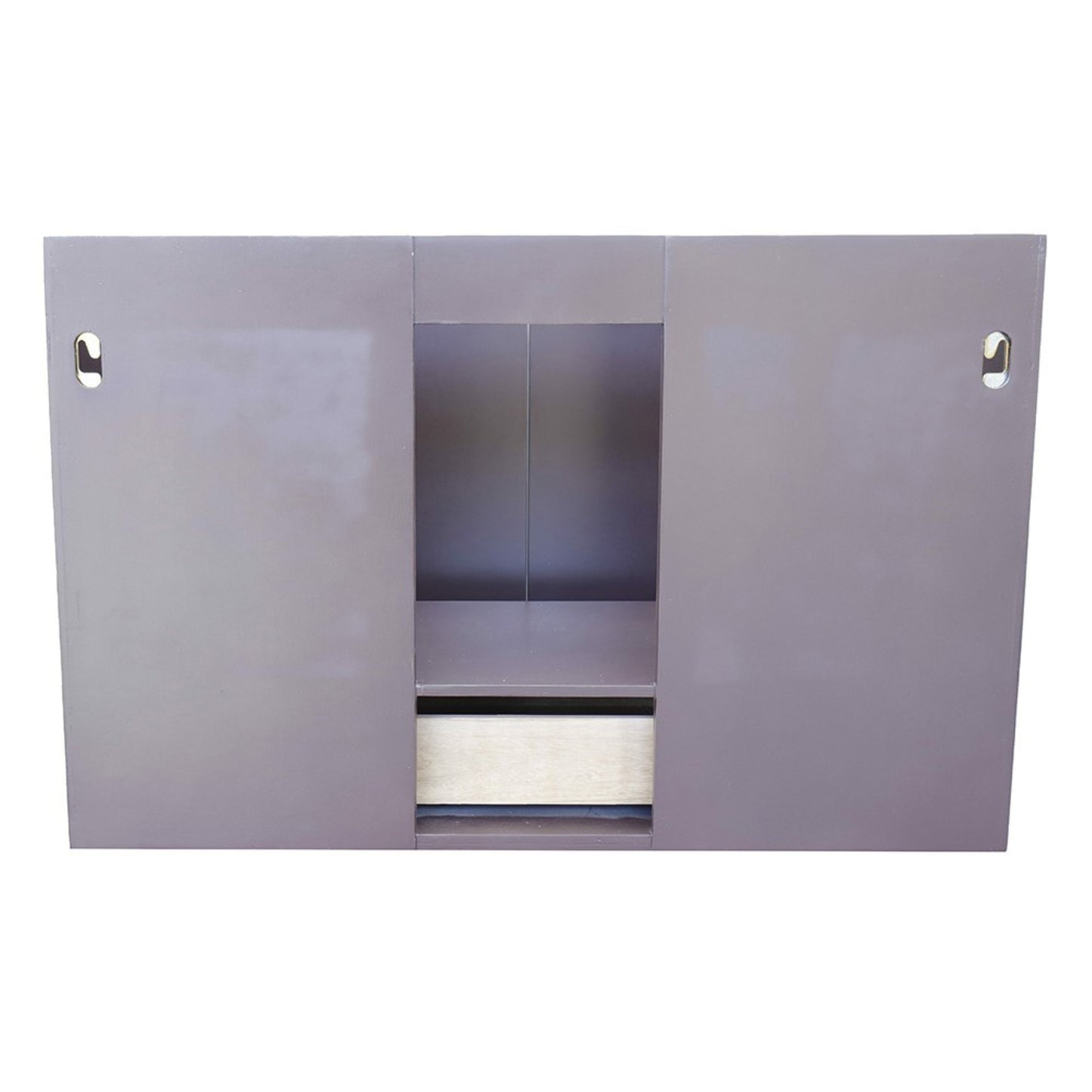 36" Single wall mount vanity in Cappuccino finish cabinet only