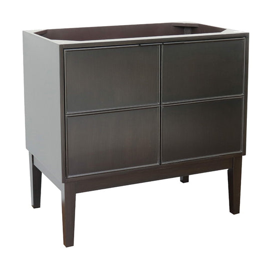 36" Single vanity in Cappuccino finish cabinet only
