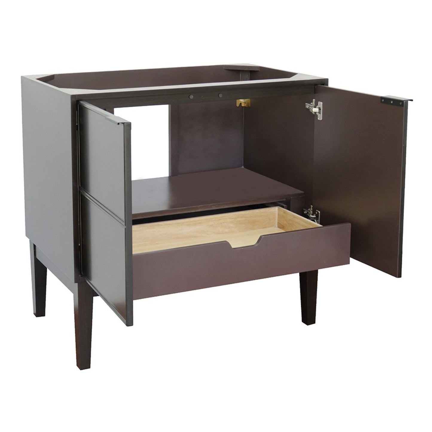 36" Single vanity in Cappuccino finish cabinet only