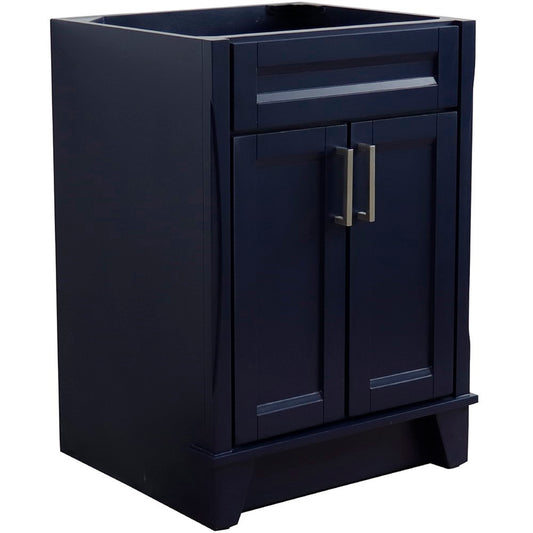 24" Single sink vanity in Blue finish cabinet only