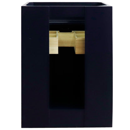 24" Single sink vanity in Blue finish cabinet only