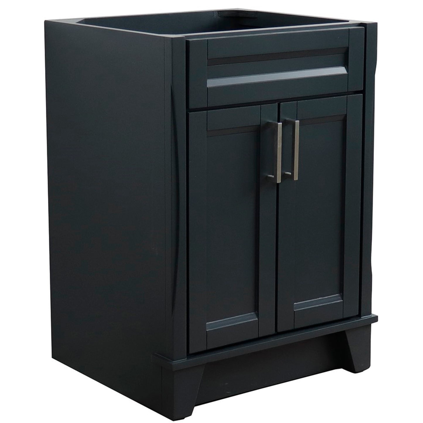 24" Single sink vanity in Dark Gray finish cabinet only