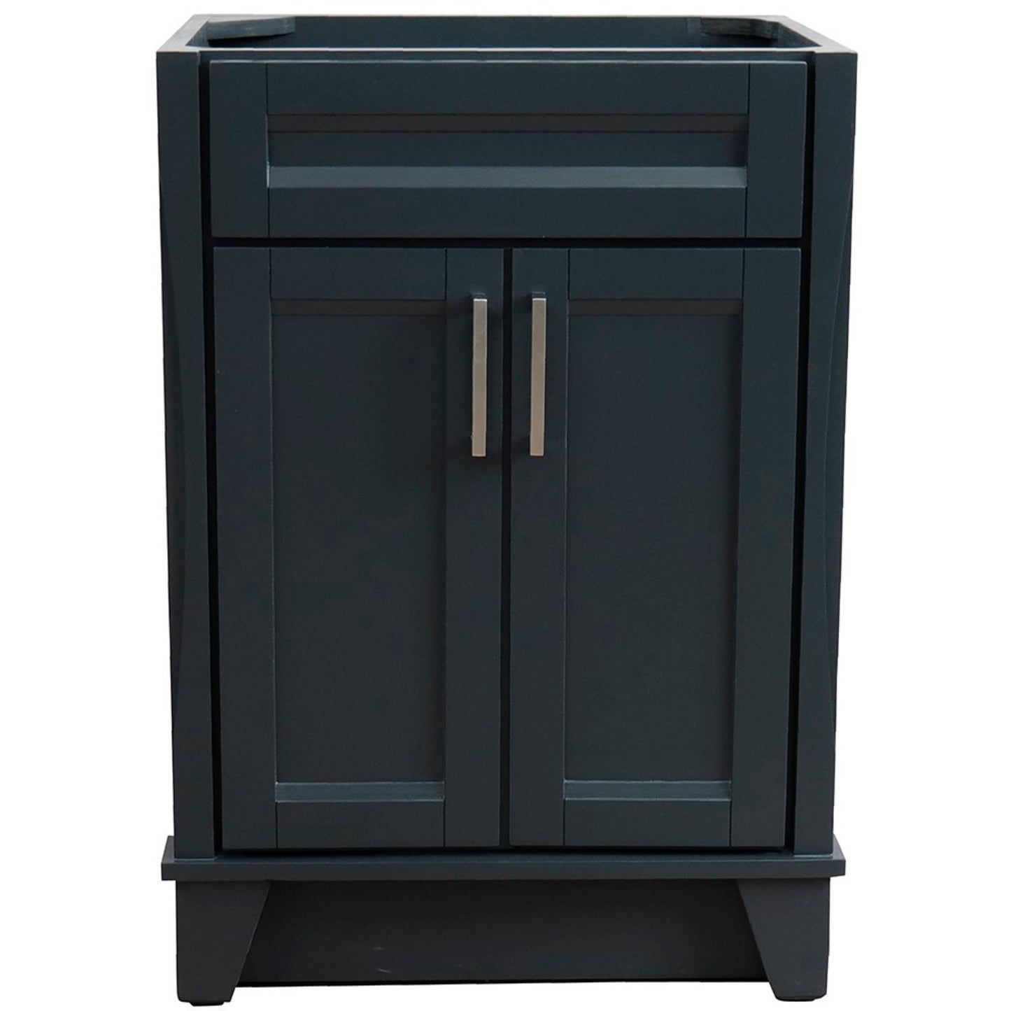 24" Single sink vanity in Dark Gray finish cabinet only