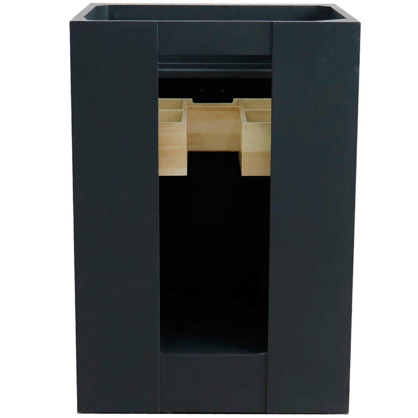 24" Single sink vanity in Dark Gray finish cabinet only