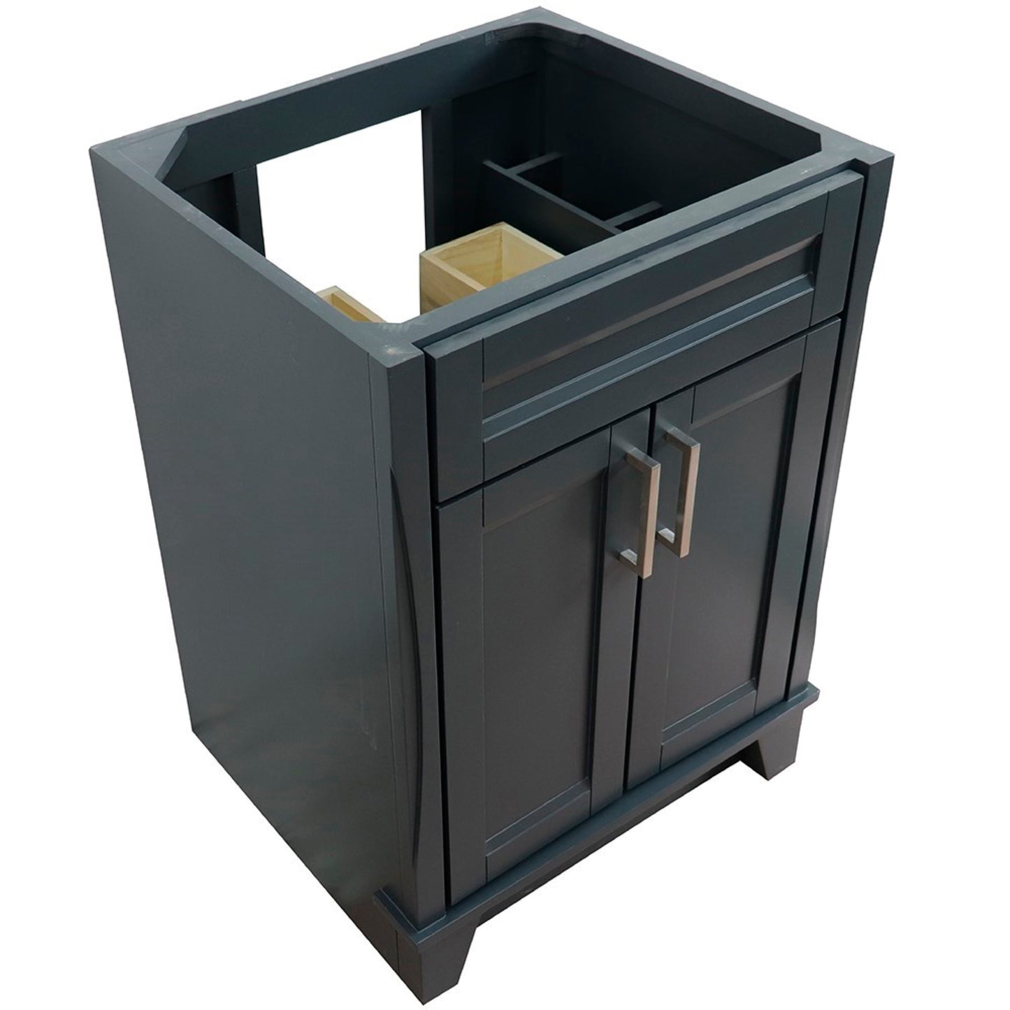 24" Single sink vanity in Dark Gray finish cabinet only