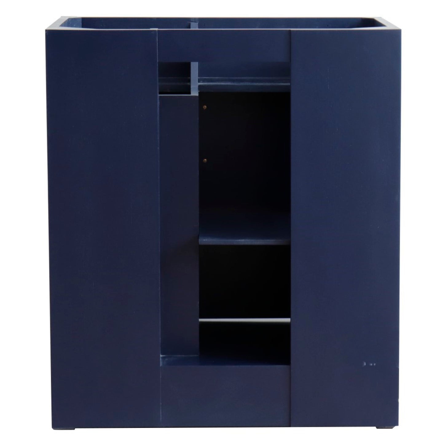 30" Single sink vanity in Blue finish cabinet only
