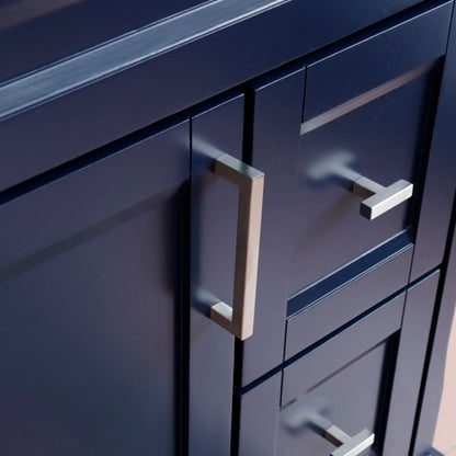 30" Single sink vanity in Blue finish cabinet only
