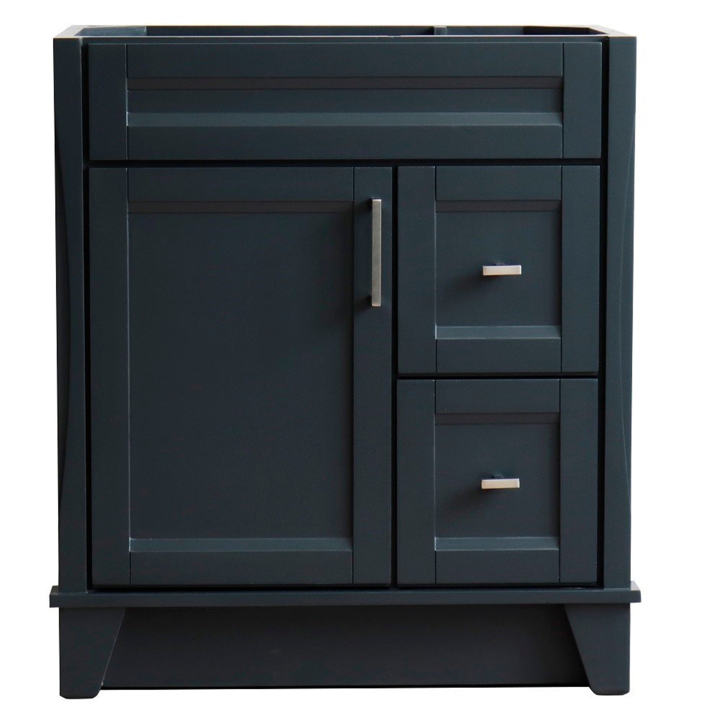 30" Single sink vanity in Dark Gray finish cabinet only