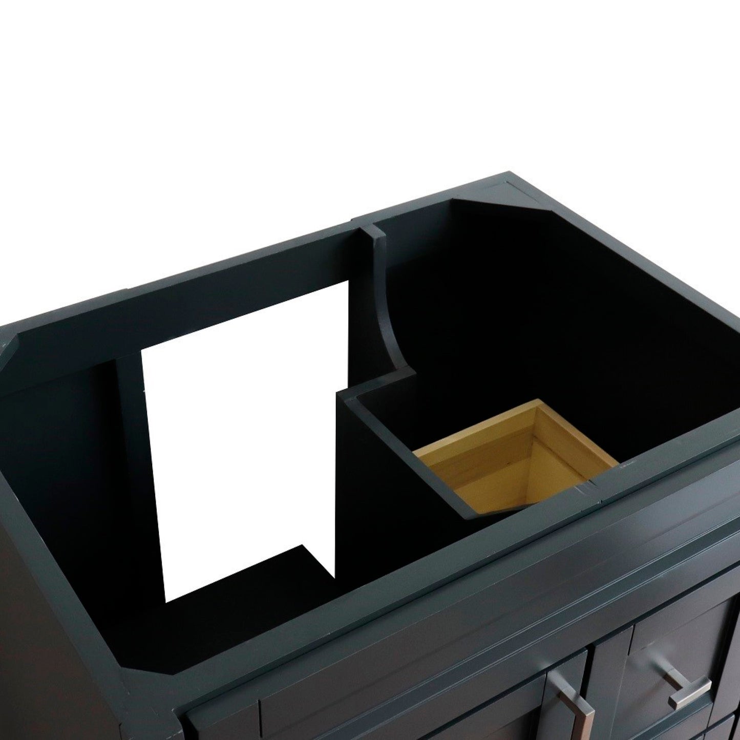 30" Single sink vanity in Dark Gray finish cabinet only