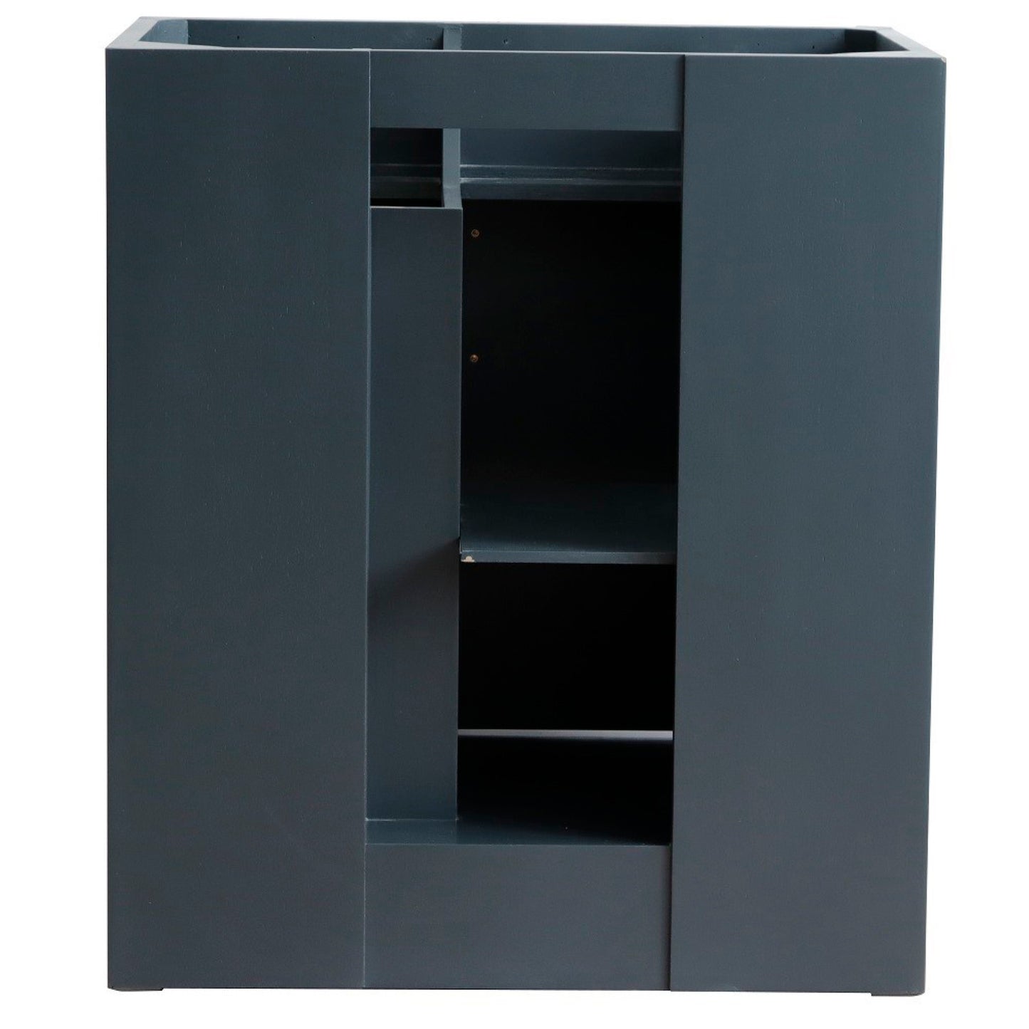 30" Single sink vanity in Dark Gray finish cabinet only