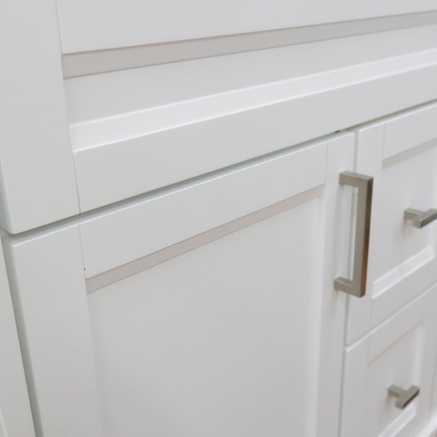 30" Single sink vanity in White finish cabinet only