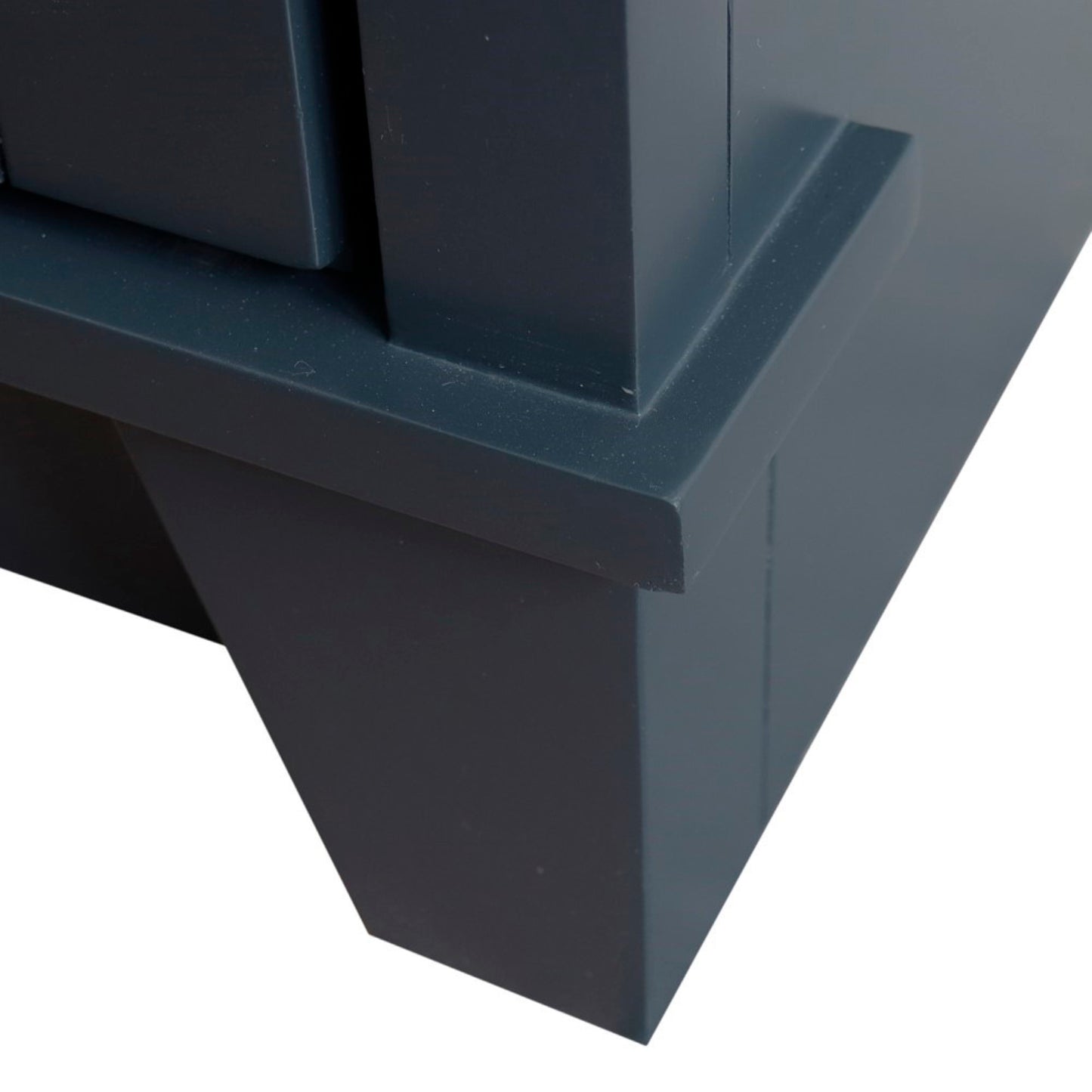 36" Single sink vanity in Dark Gray finish cabinet only Right drawers