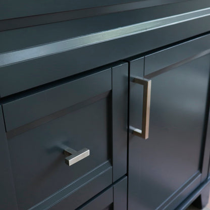 36" Single sink vanity in Dark Gray finish cabinet only Right drawers