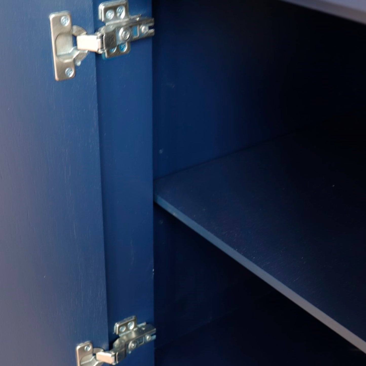 48" Double sink vanity in Blue finish cabinet only