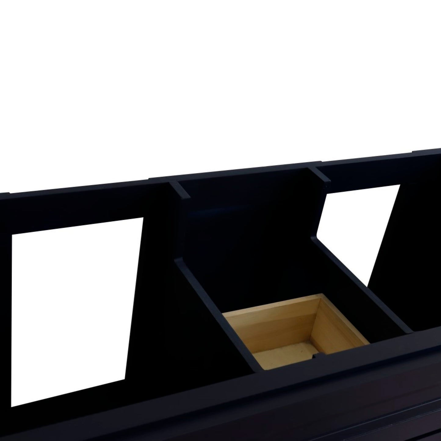 48" Double sink vanity in Blue finish cabinet only