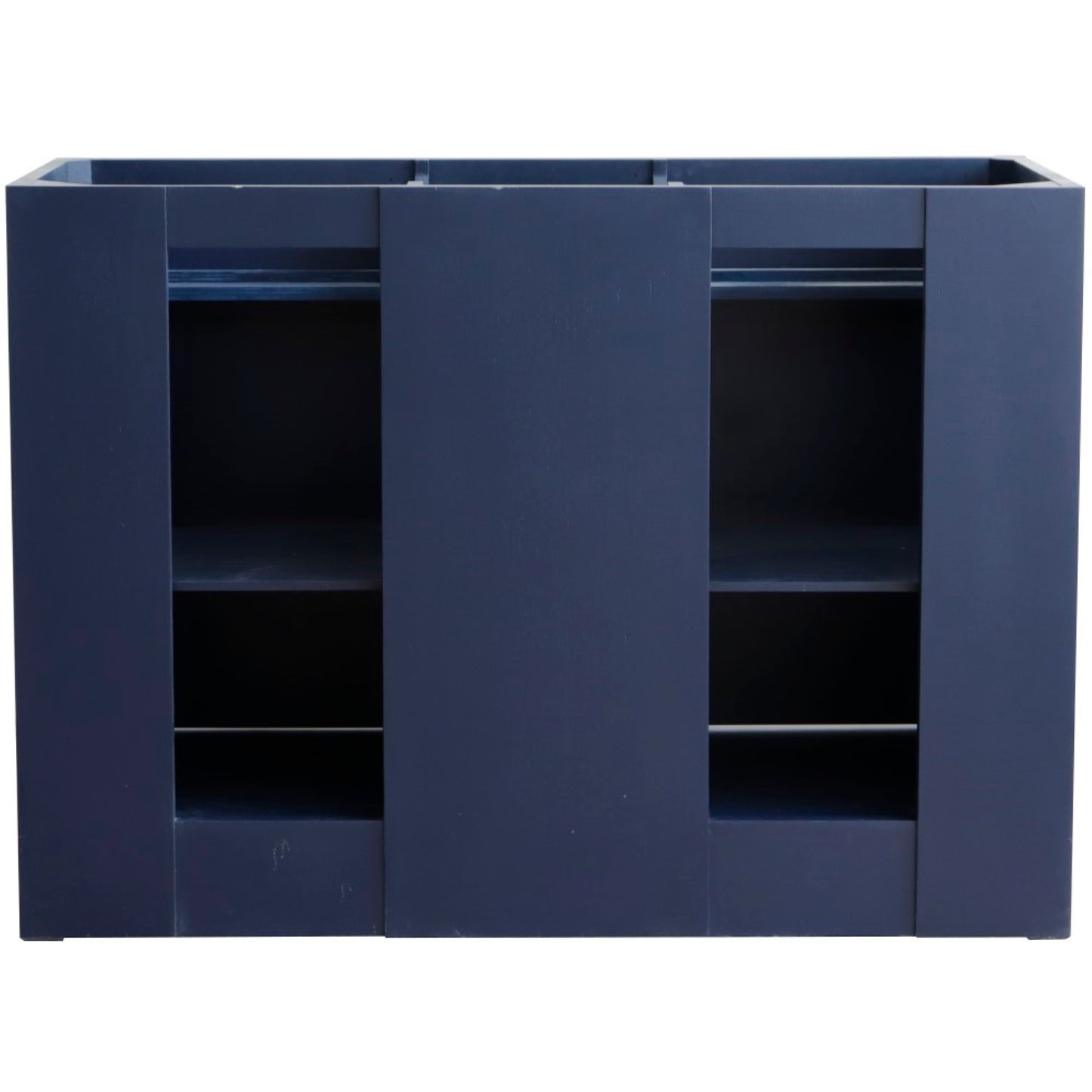 48" Double sink vanity in Blue finish cabinet only