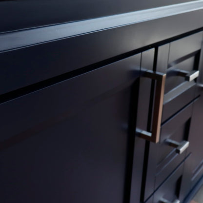 48" Double sink vanity in Blue finish cabinet only