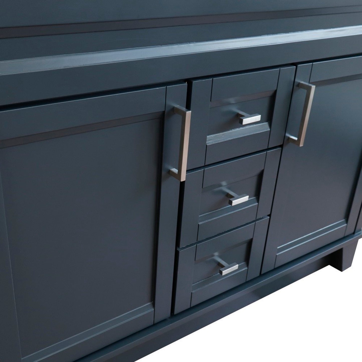 48" Double sink vanity in Dark Gray finish cabinet only