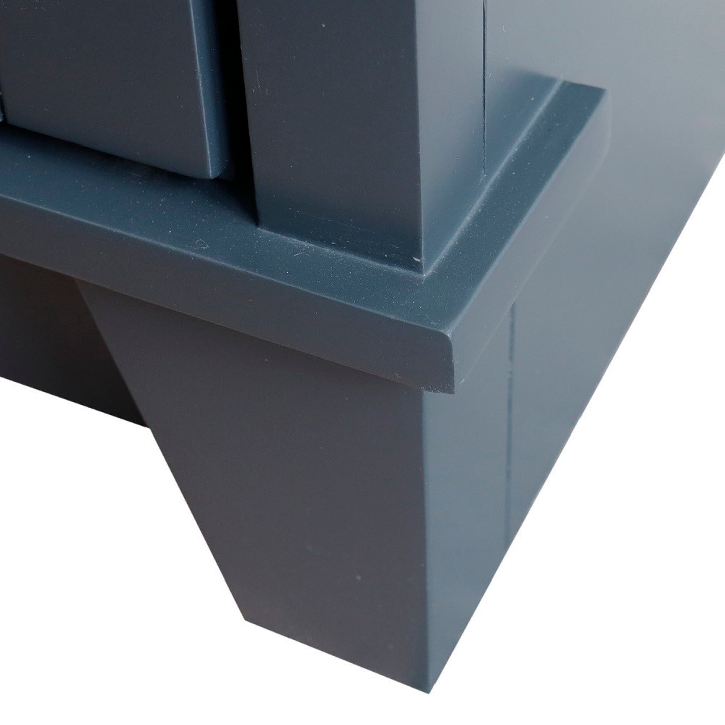 48" Double sink vanity in Dark Gray finish cabinet only