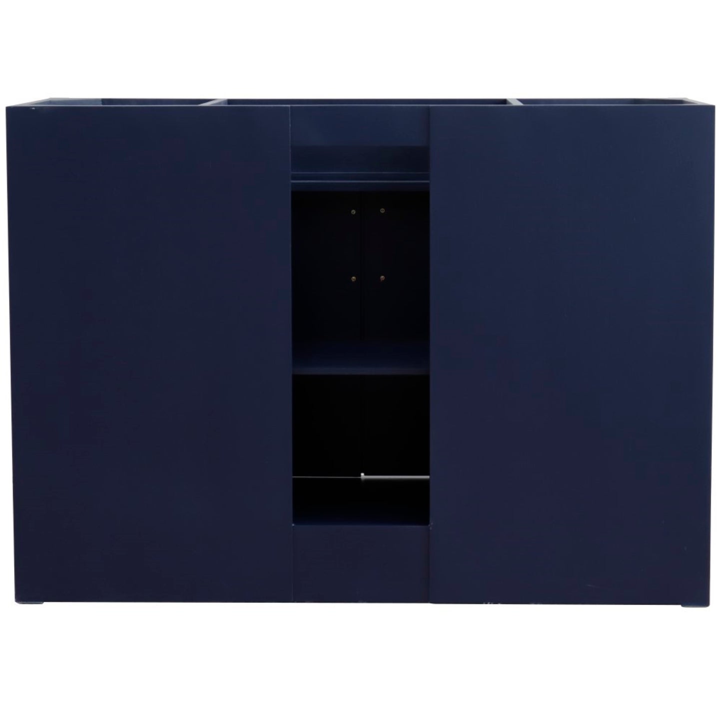 48" Single sink vanity in Blue finish cabinet only