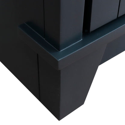 48" Single sink vanity in Dark Gray finish cabinet only