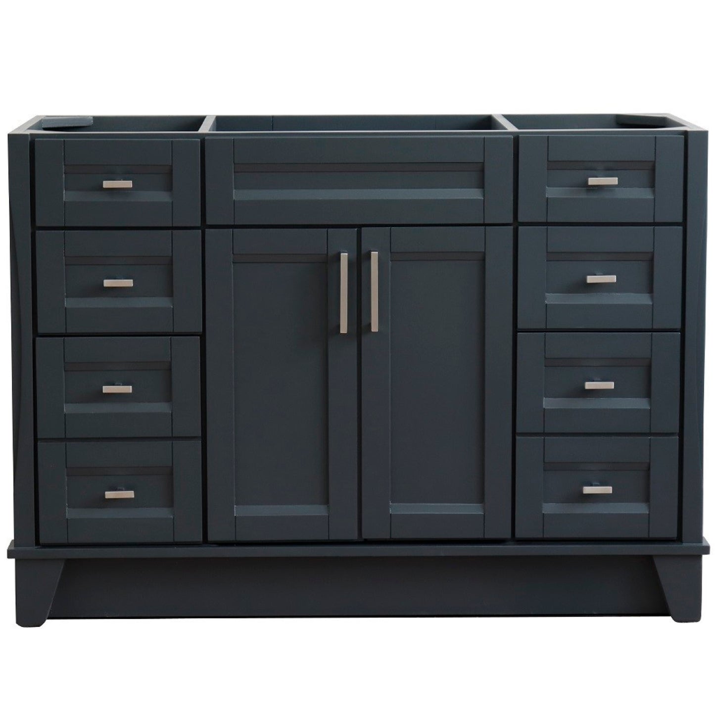 48" Single sink vanity in Dark Gray finish cabinet only