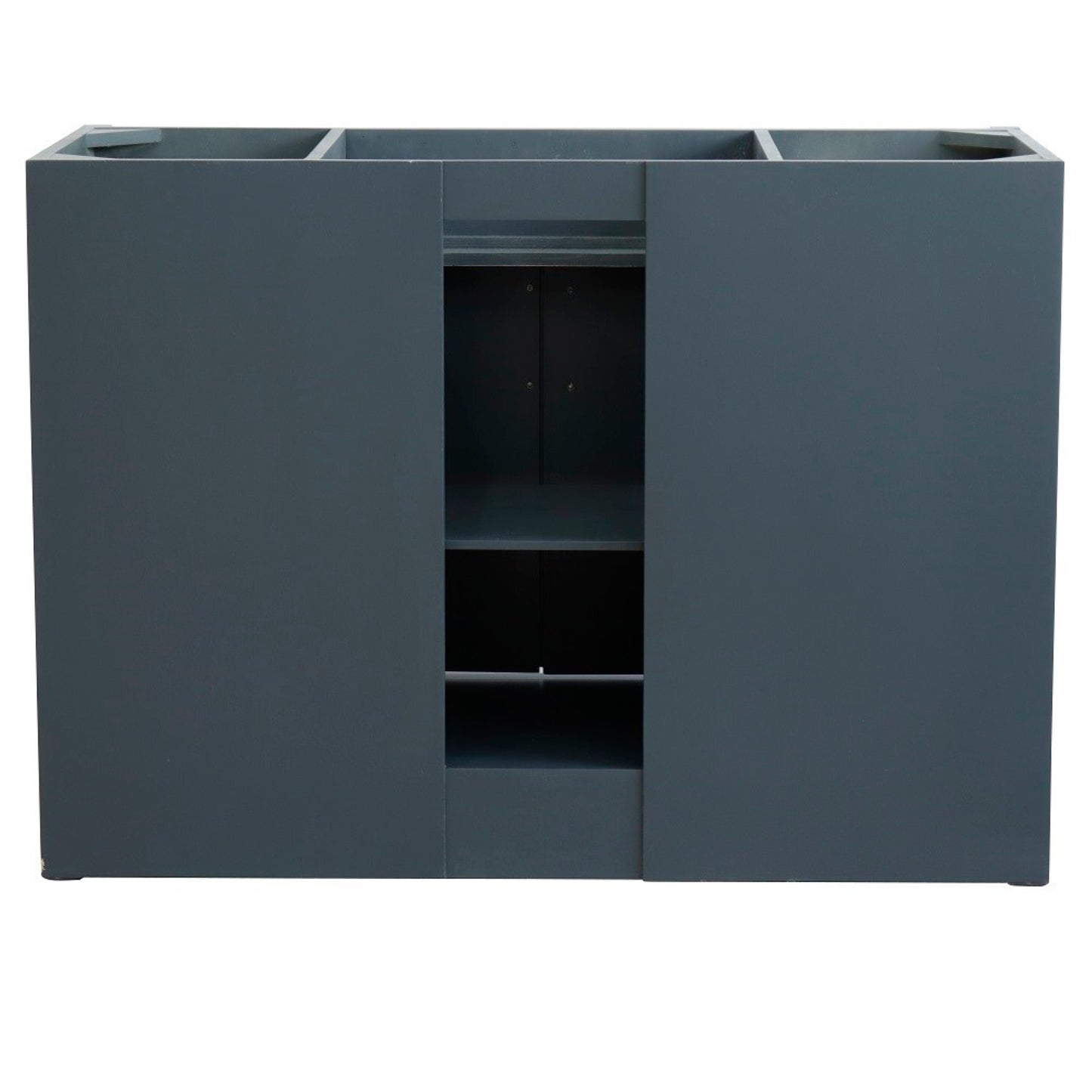 48" Single sink vanity in Dark Gray finish cabinet only