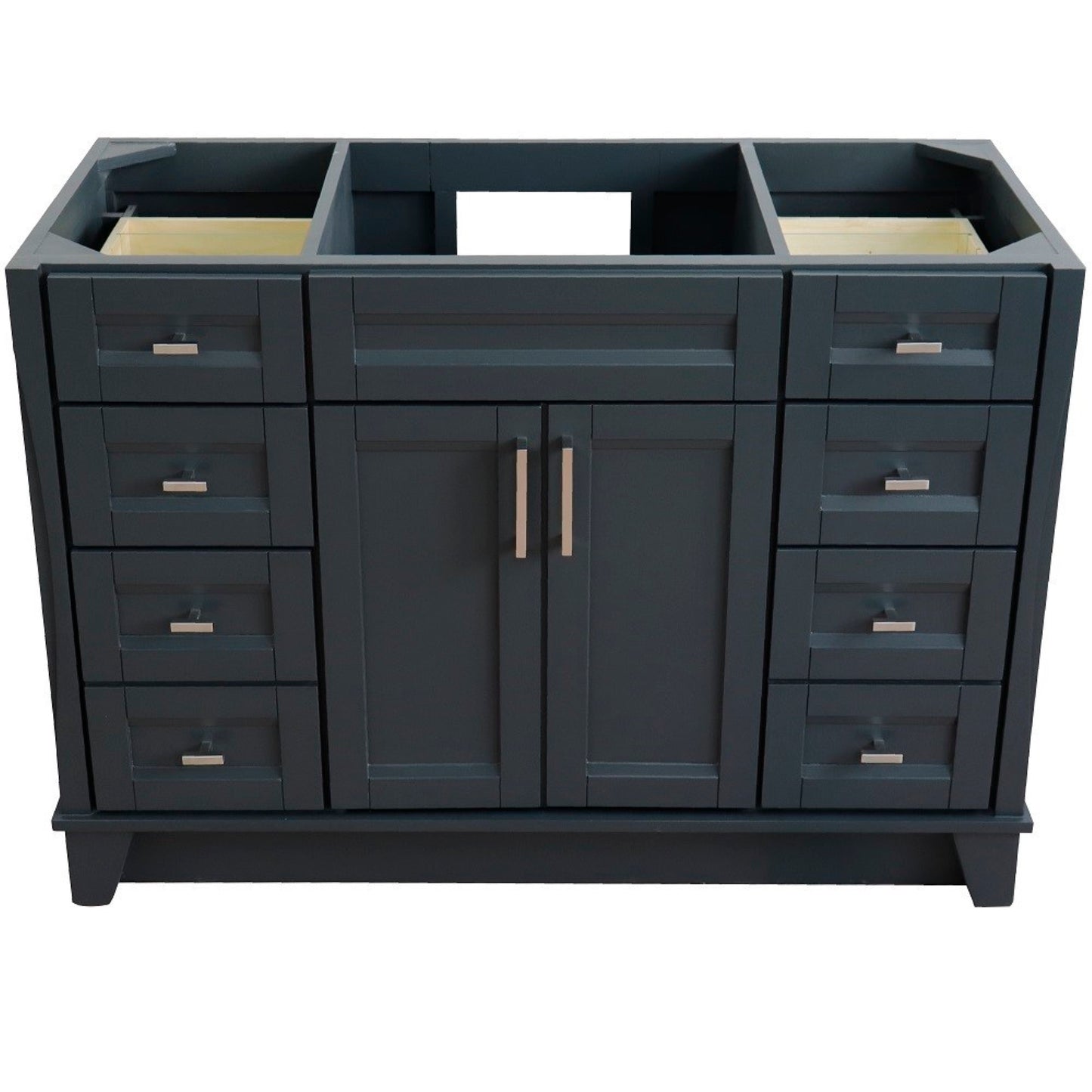 48" Single sink vanity in Dark Gray finish cabinet only