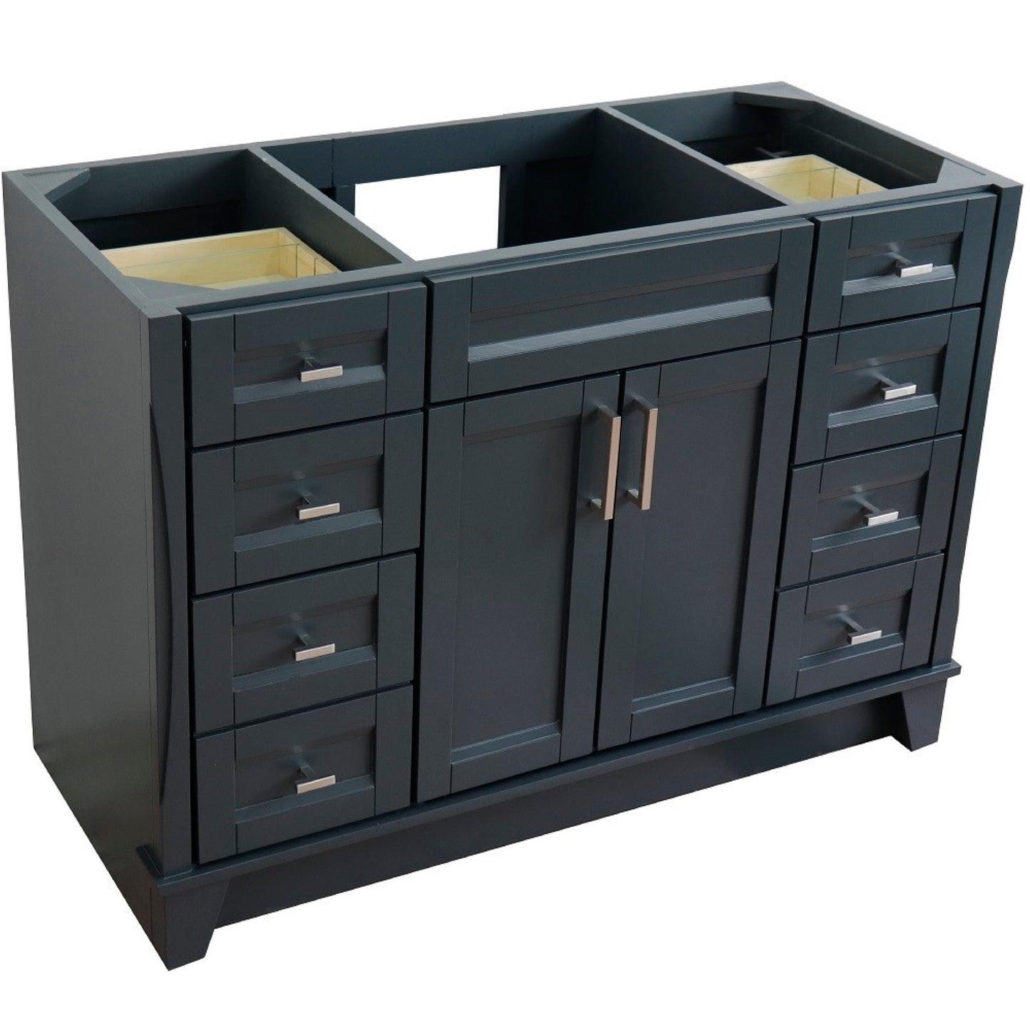 48" Single sink vanity in Dark Gray finish cabinet only