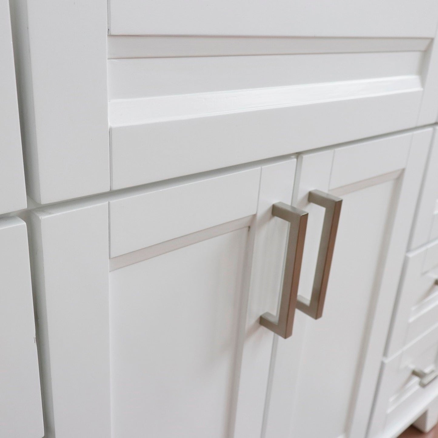 48" Single sink vanity in White finish cabinet only