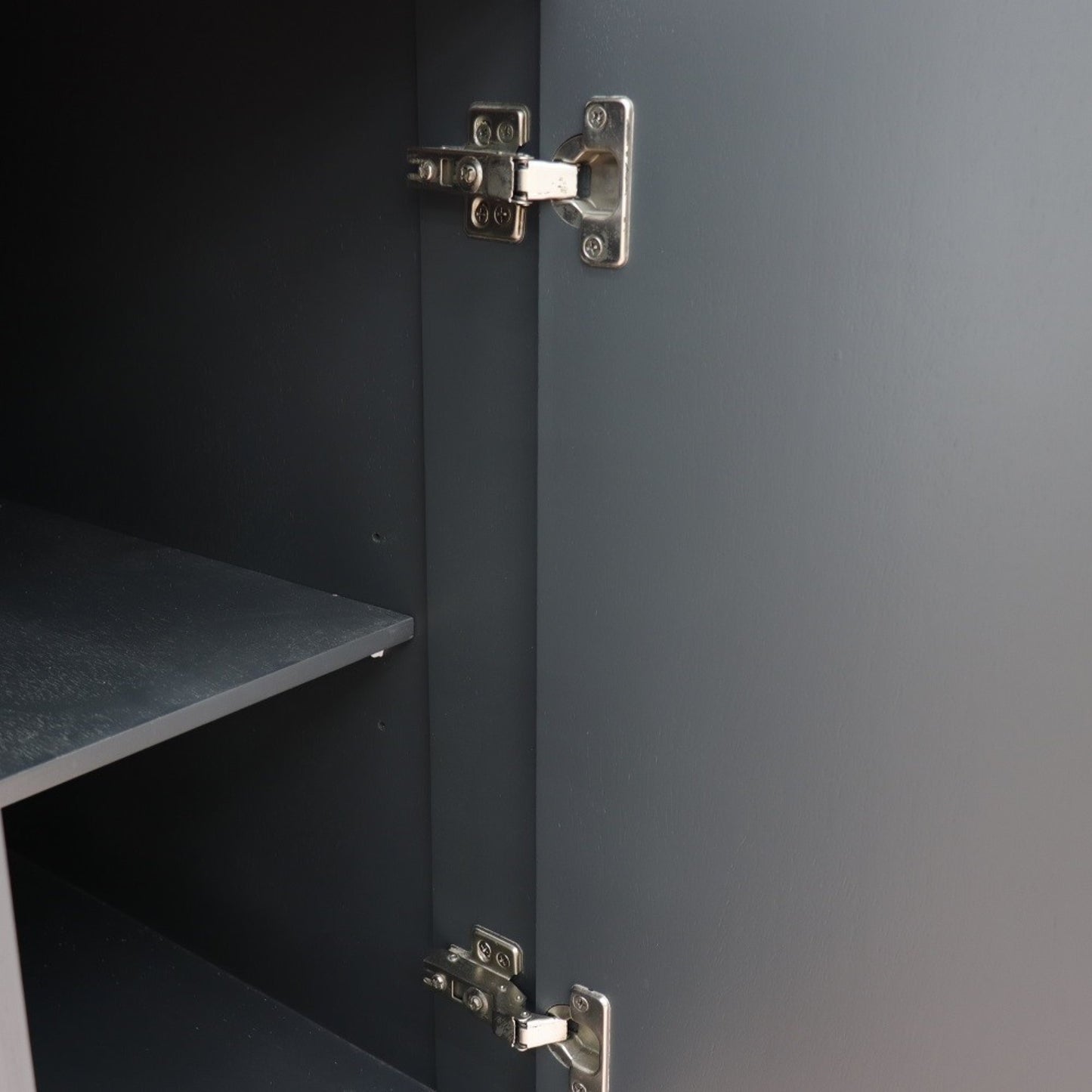 60" Double vanity in Dark Gray finish cabinet only