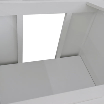 60" Double vanity in White finish cabinet only