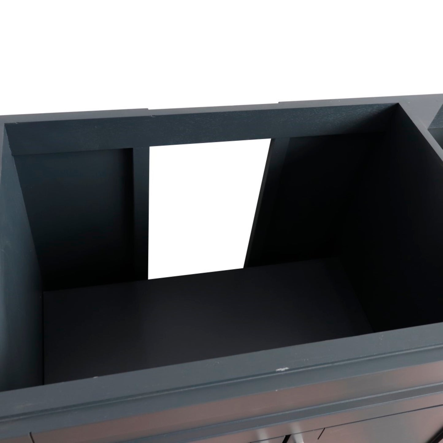 60" Single sink vanity in Dark Gray finish cabinet only