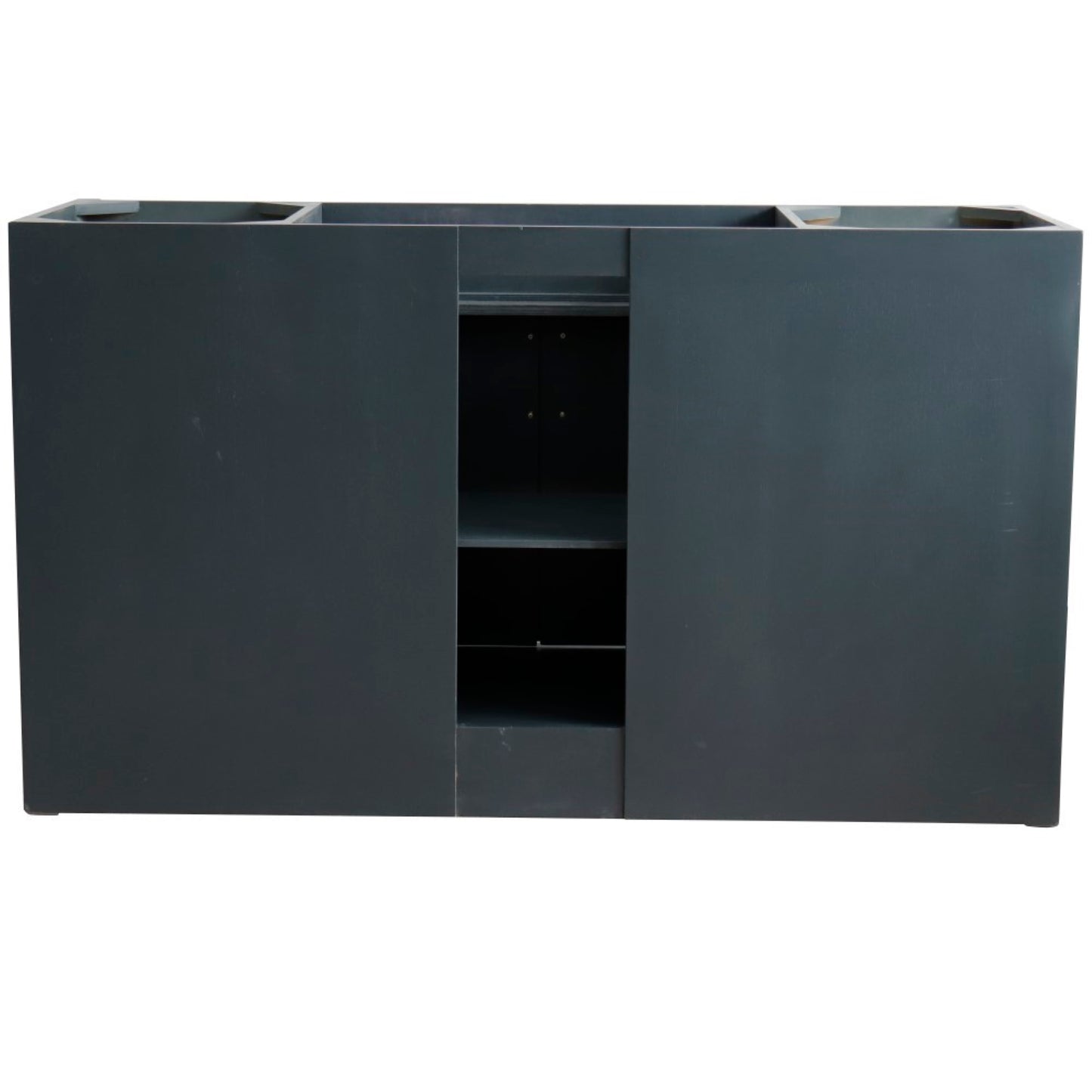 60" Single sink vanity in Dark Gray finish cabinet only
