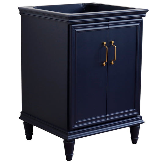 24" Single vanity in Blue finish cabinet only