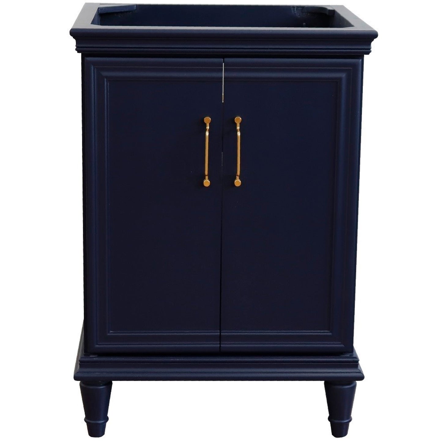 24" Single vanity in Blue finish cabinet only
