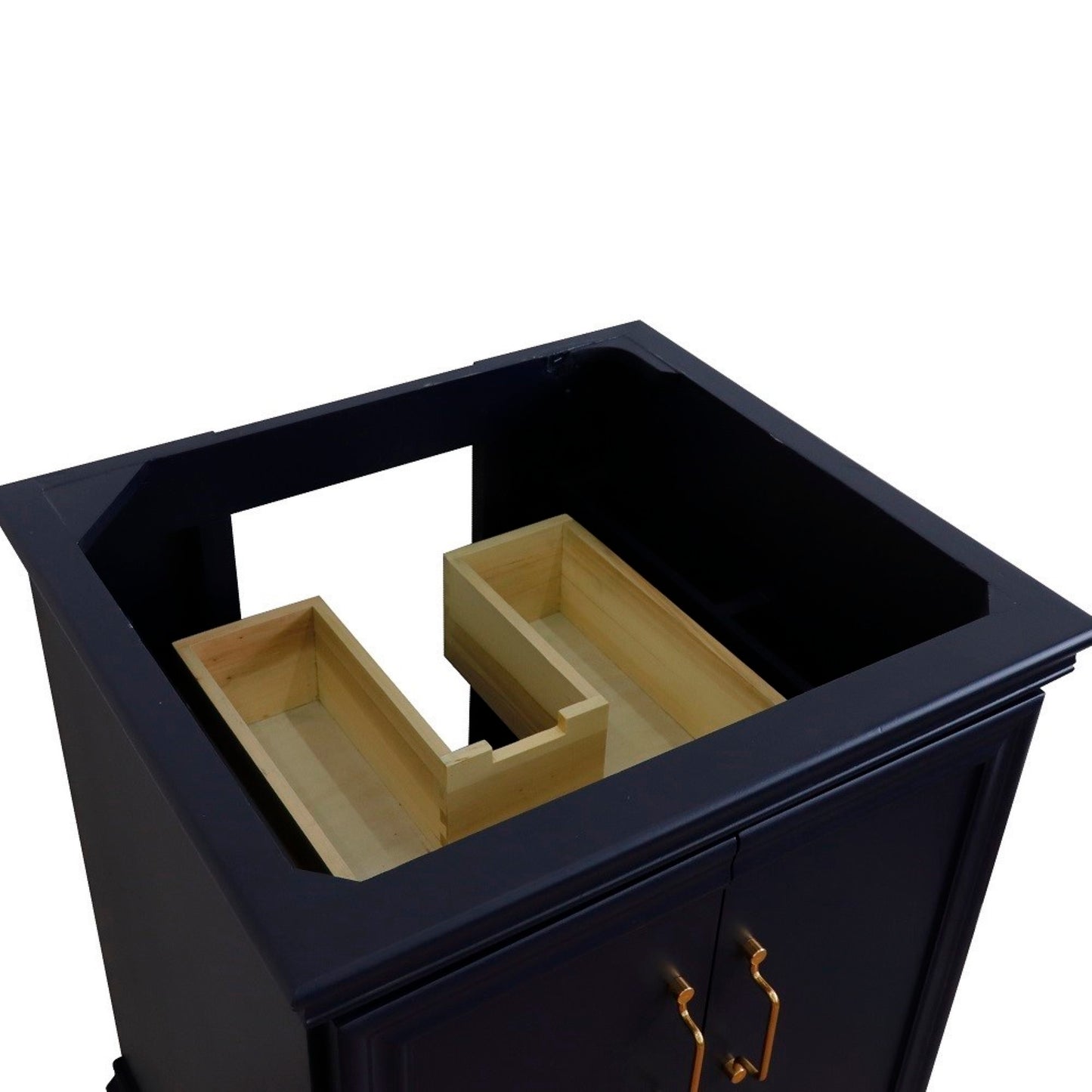 24" Single vanity in Blue finish cabinet only