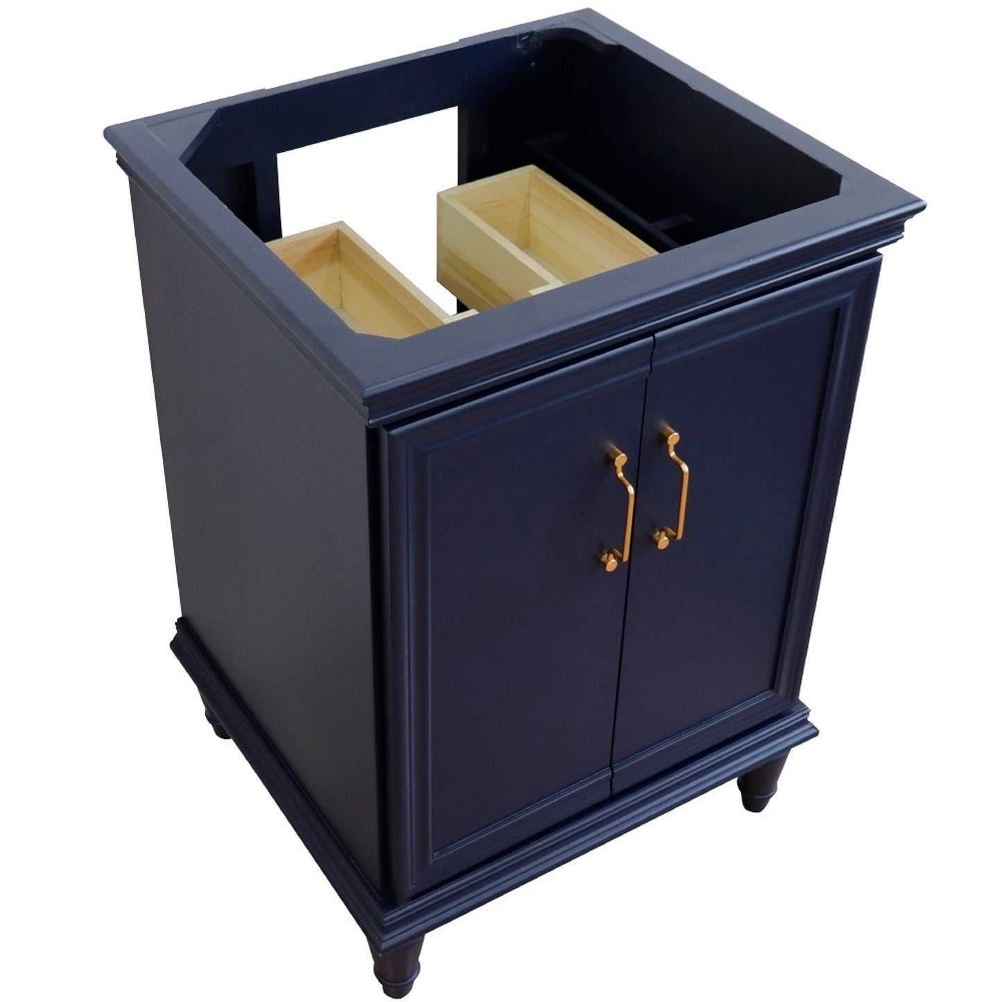 24" Single vanity in Blue finish cabinet only