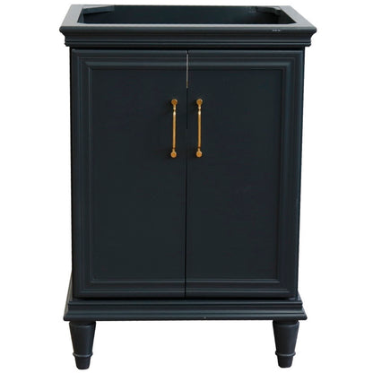 24" Single vanity in Dark Gray finish cabinet only