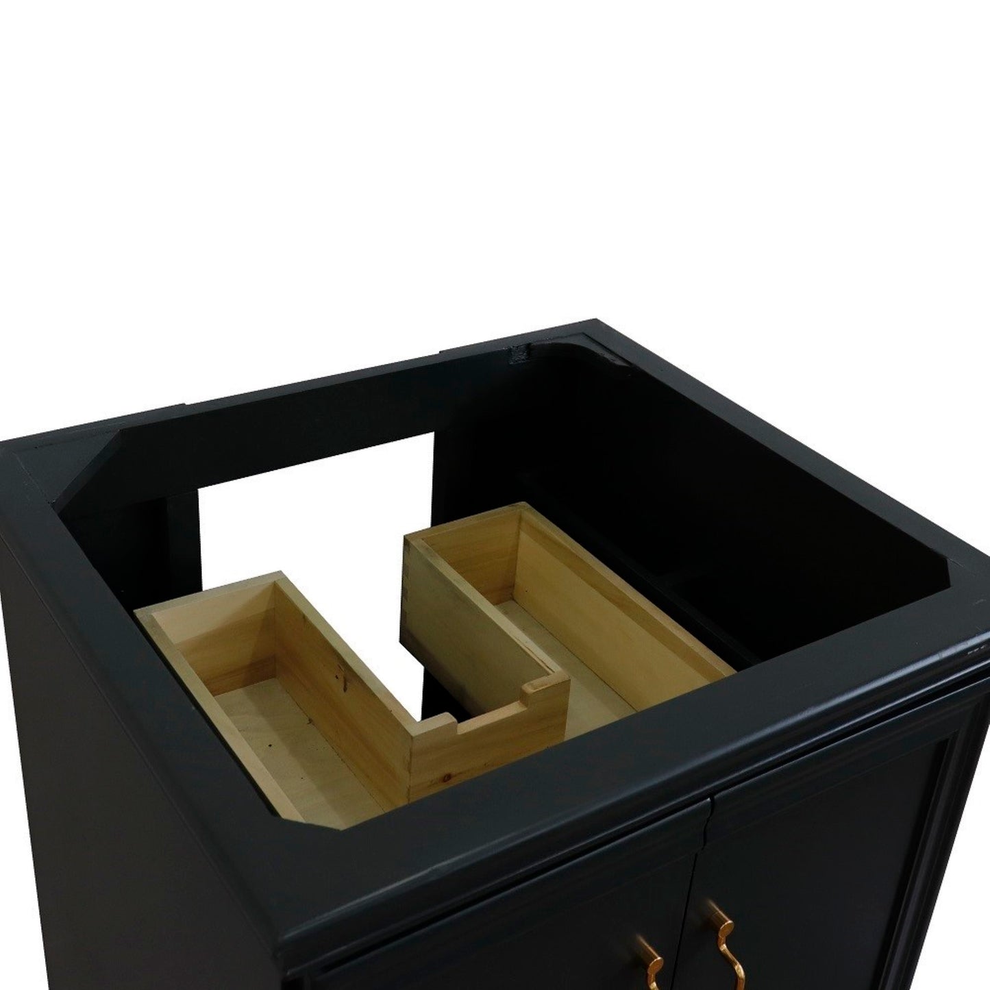 24" Single vanity in Dark Gray finish cabinet only