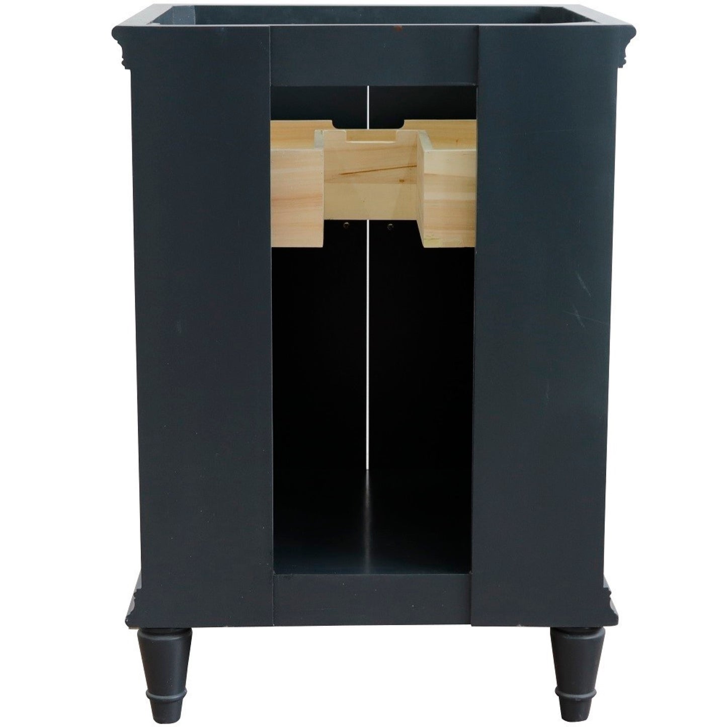 24" Single vanity in Dark Gray finish cabinet only