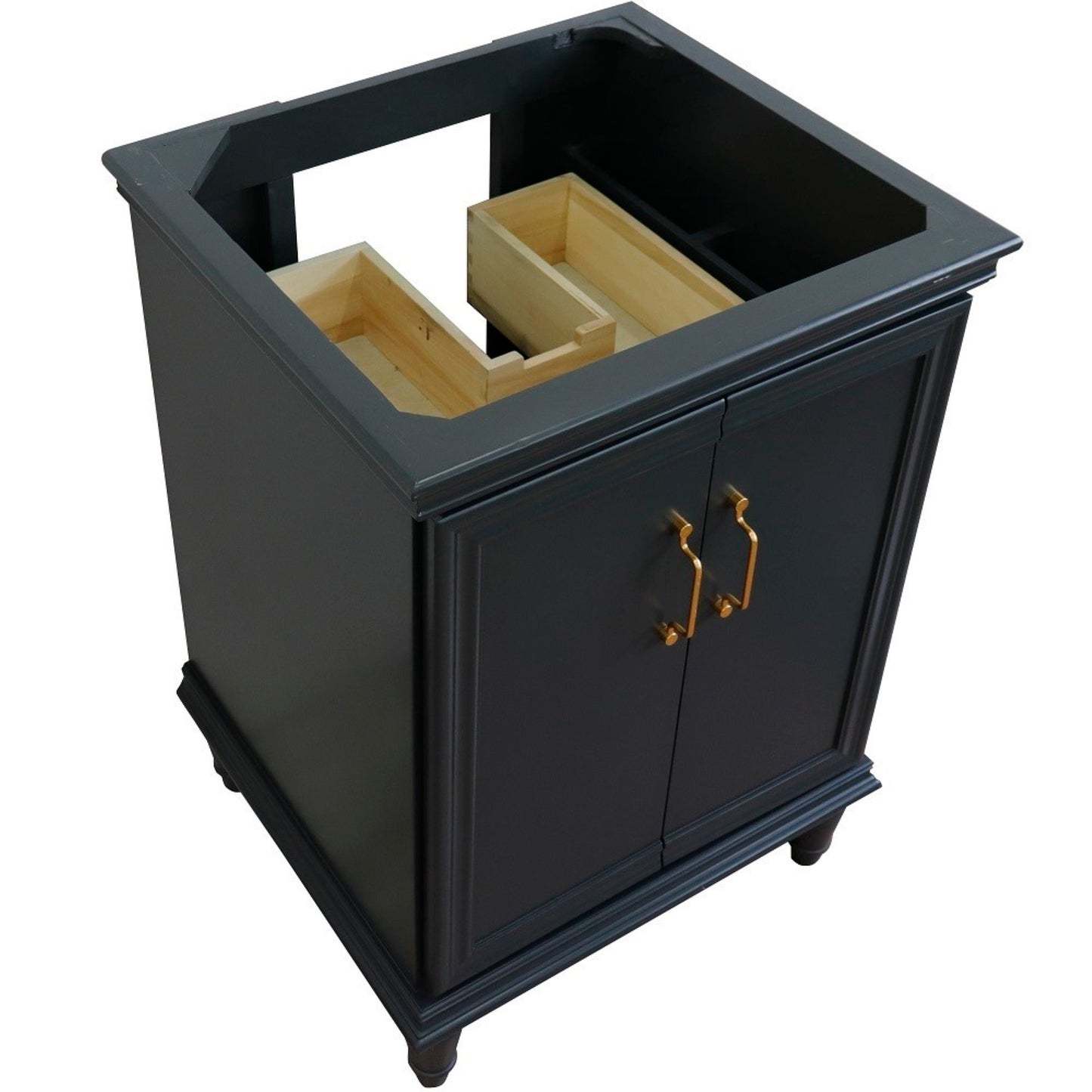 24" Single vanity in Dark Gray finish cabinet only