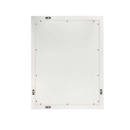 24" WOOD FRAME MIRROR IN WHITE