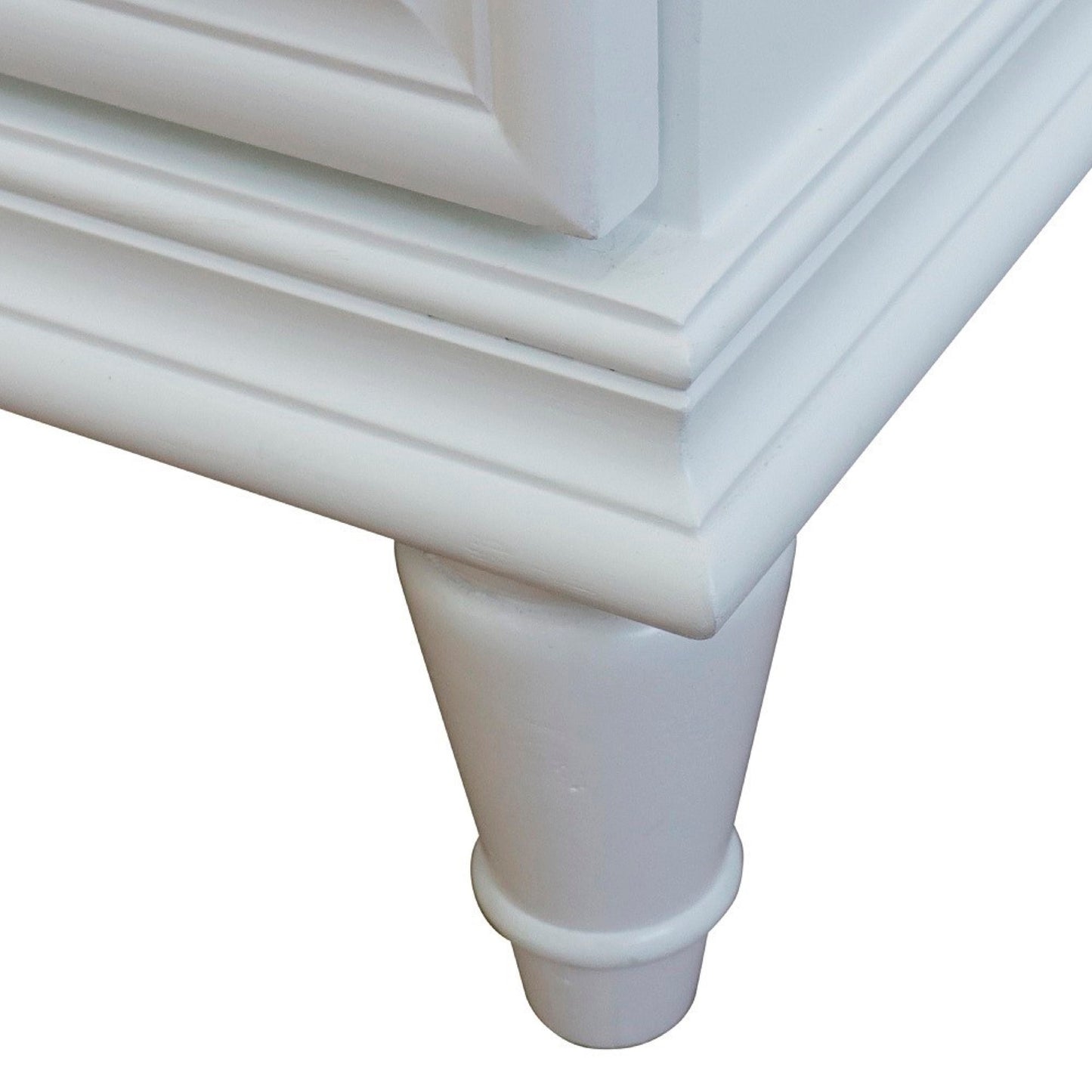 24" Single vanity in White finish cabinet only
