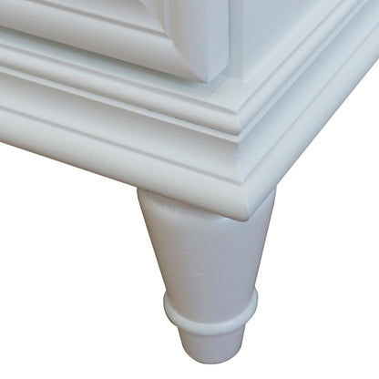 24" Single vanity in White finish cabinet only