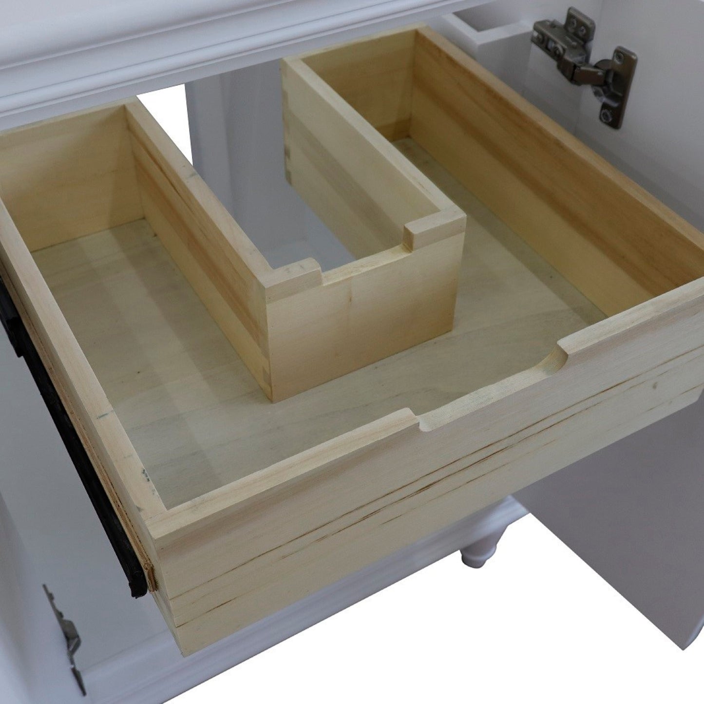 24" Single vanity in White finish cabinet only